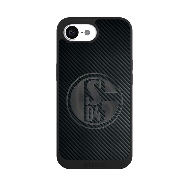 iPhone 16e NIVOpure Schalke 04 Carbon Look