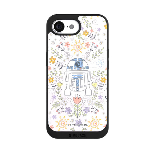 Apple iPhone 16e NIVOpure R2D2 Blumen Muster