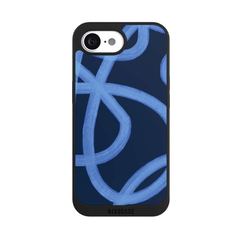 Apple iPhone 16e NIVOpure Laced Up Tones of Blue