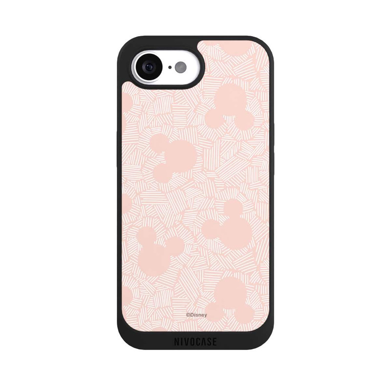 iPhone 16e NIVOpure Disney Mickey Icon Pattern Rose Color