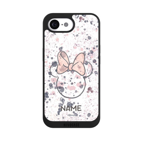 Apple iPhone 16e NIVOpure Minnie Watercolor Personalisierbar