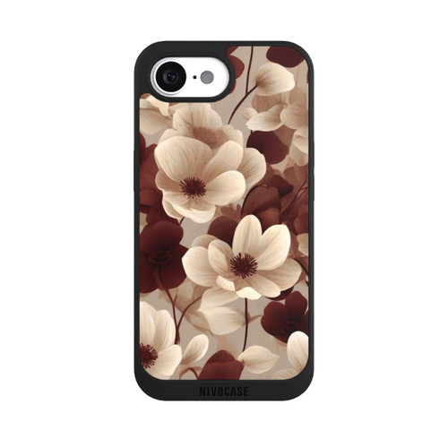 Apple iPhone 16e NIVOpure Naturfarbenes Blumenmuster mit KI