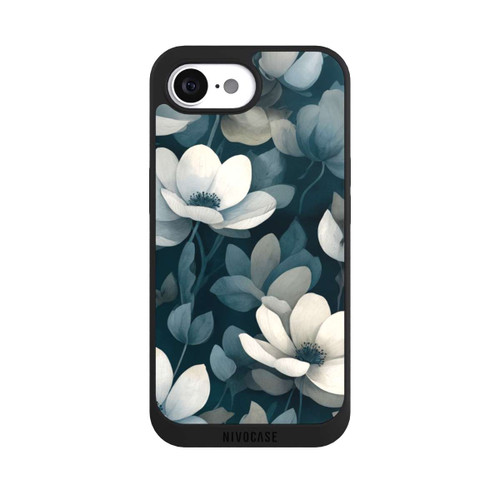 Apple iPhone 16e NIVOpure Negative Flower Petrol White with AI