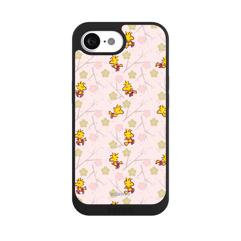 iPhone 16e NIVOpure Woodstock Pink Muster