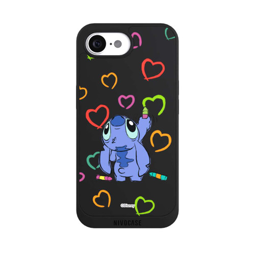 Apple iPhone 16e NIVOpure Stitch Draws a Heart Transparent