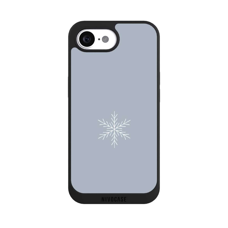 iPhone 16e NIVOpure Schneeflocke Minimalistisch