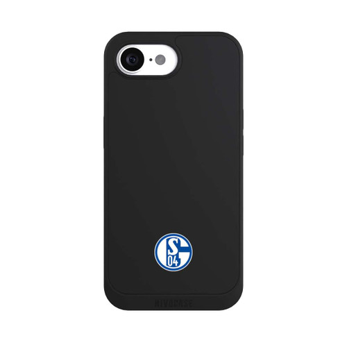 Apple iPhone 16e NIVOpure FC Schalke 04 Logo Klein Transparent
