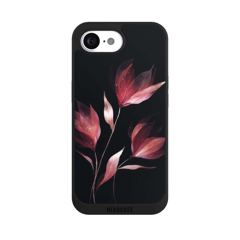 iPhone 16e NIVOpure Burgundy Bloom Negative
