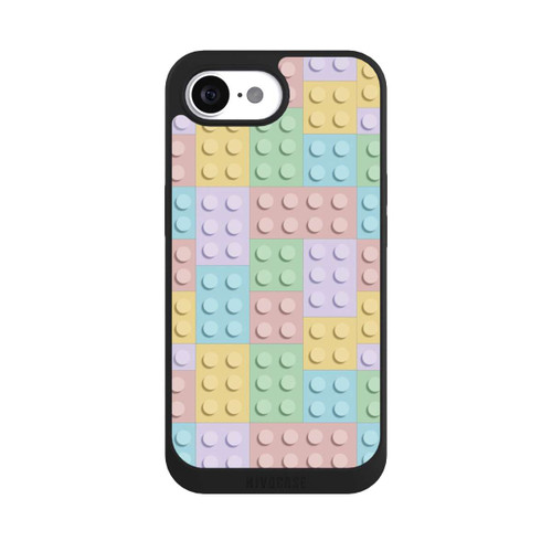 Apple iPhone 16e NIVOpure Buntes Blockmuster