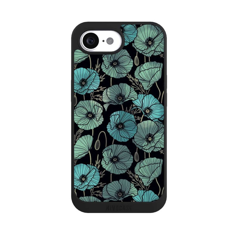 iPhone 16e NIVOpure Sommermohn Grün