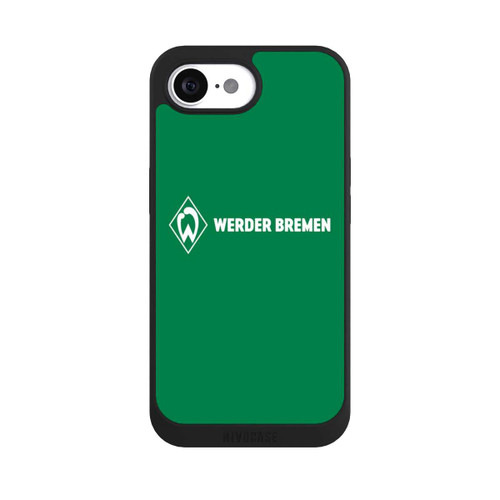 Apple iPhone 16e NIVOpure Werder Bremen Schriftzug Raute Grün