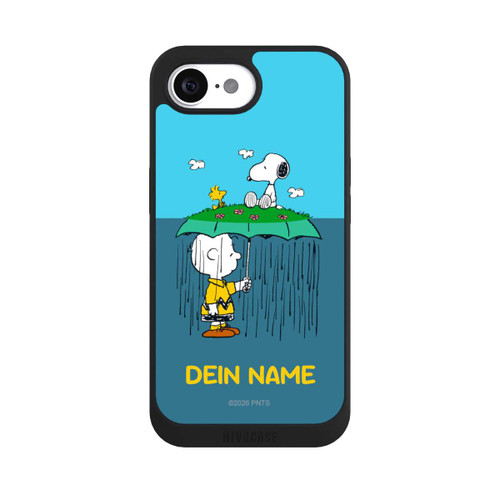 Apple iPhone 16e NIVOpure Charlie Brown Regen Personalisierbar