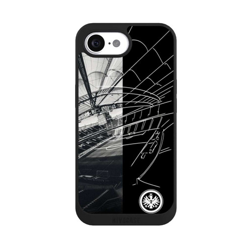 Apple iPhone 16e NIVOpure Eintracht Frankfurt Stadion Fotoskizze