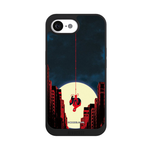 Apple iPhone 16e NIVOpure Spider-Man Marvel between Skyscrapers