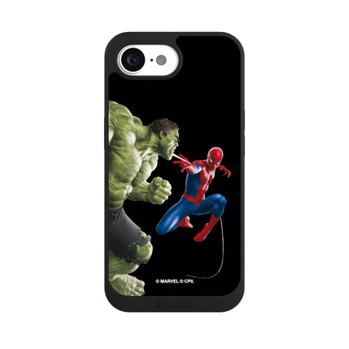Apple iPhone 16e NIVOpure Spider-Man und Hulk