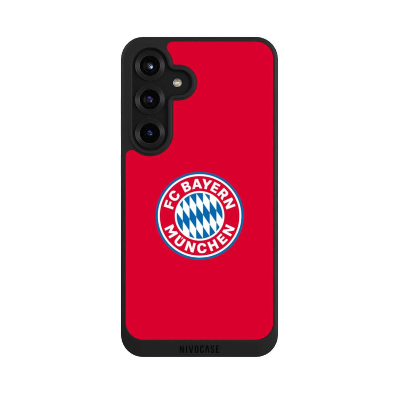 Galaxy S25 + NIVOpure FCB Logo auf Rot