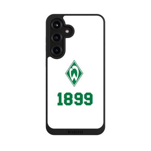 Samsung Galaxy S25+  NIVOpure 1899 Grün-Weiß Lebenslang Weiss - Werder Bremen