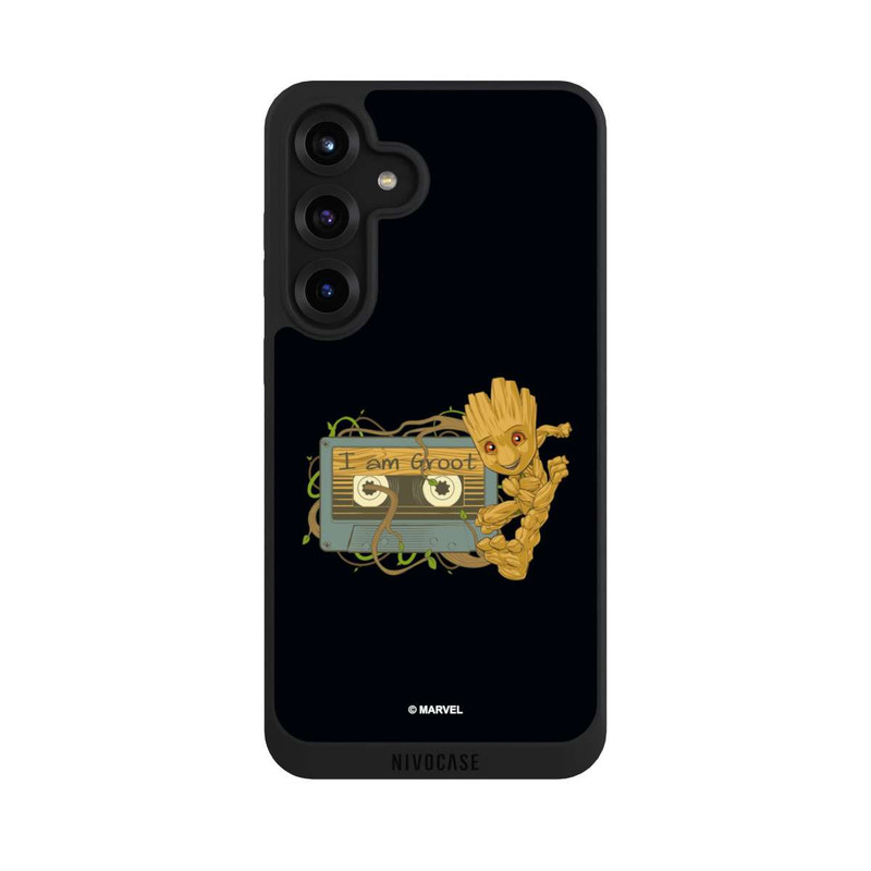 Galaxy S25 + NIVOpure I am Groot Guardians Of The Galaxy