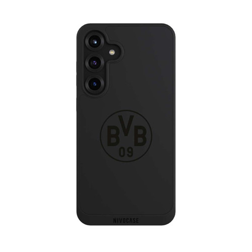 Samsung Galaxy S25+  NIVOpure BVB Logo Schwarz Transparent