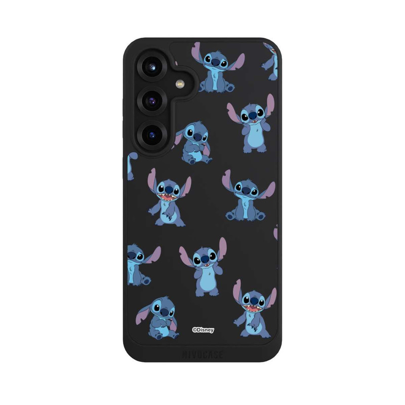 Galaxy S25 + NIVOpure Stitch Faces Pattern Transparent