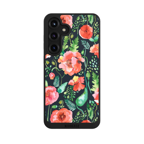 Samsung Galaxy S25+  NIVOpure Mohnblumen Dunkle Wildnis