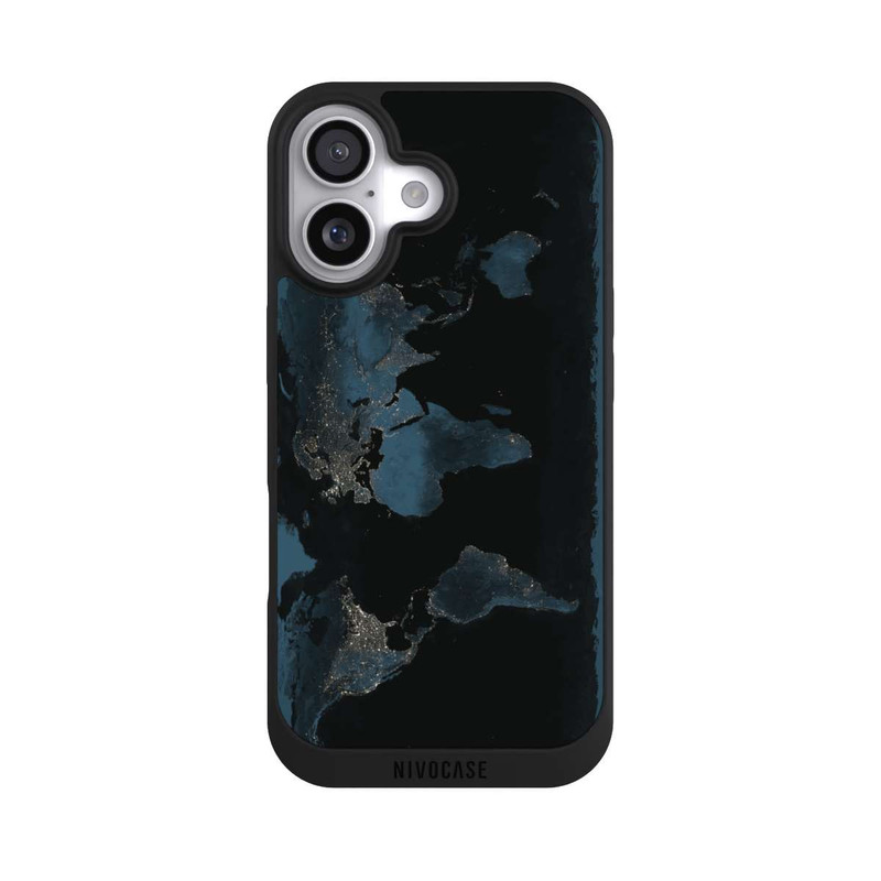 iPhone 17 NIVOpure Nachtlichter Weltkarte