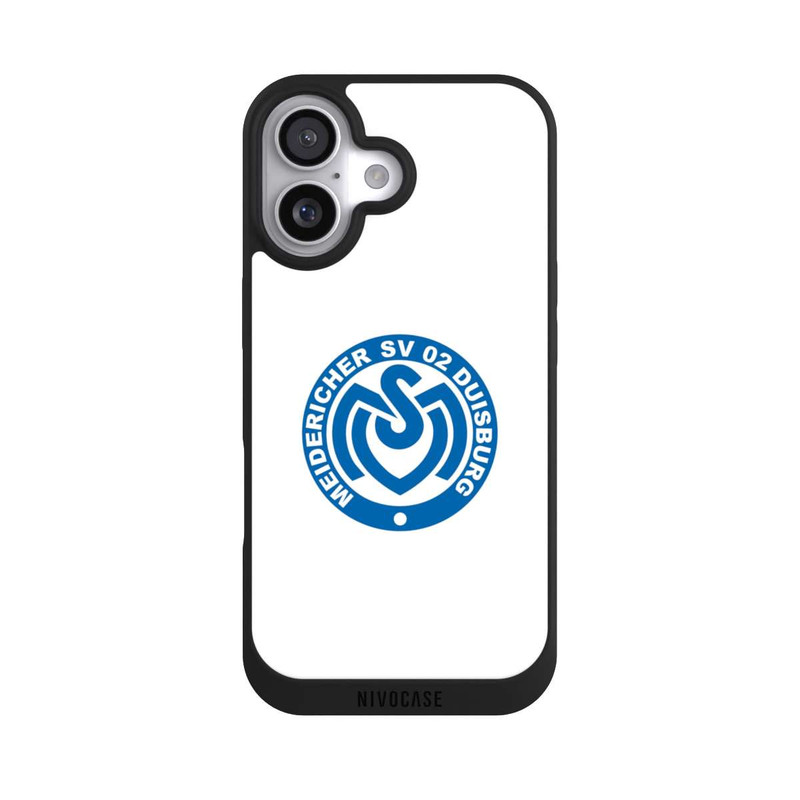 iPhone 17 NIVOpure MSV Logo auf Weiß