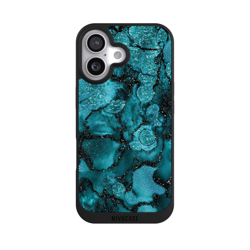 iPhone 17 NIVOpure  Blauer Glitzerlook