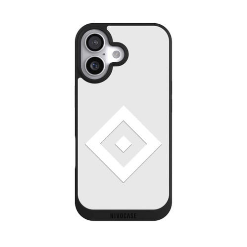 Apple iPhone 17 NIVOpure Rauten Logo auf HSV Grau
