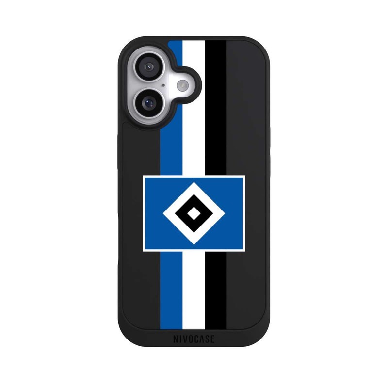 iPhone 17 NIVOpure HSV Streifen - Blau-Weiß-Schwarz - ohne Hintergrund