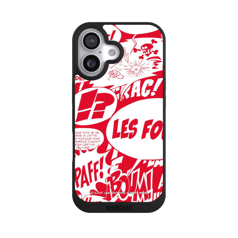 iPhone 17 NIVOpure Bulles BD Astérix Rouge