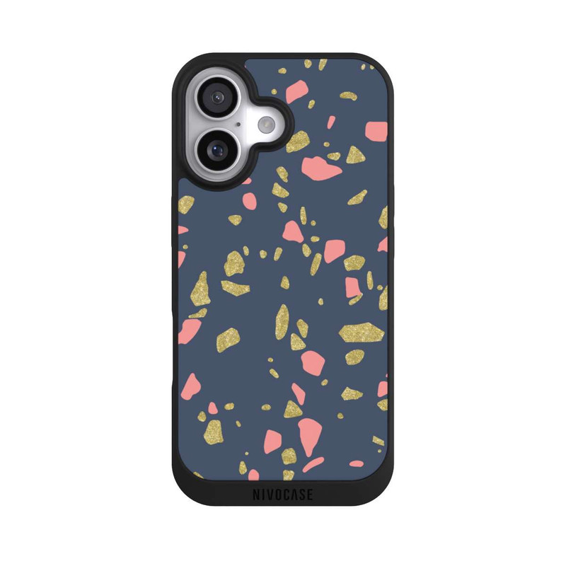 iPhone 17 NIVOpure Terazzo Look d'or
