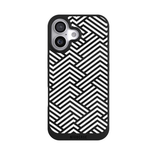  NIVOpure Schwarz und Weiß ZigZag