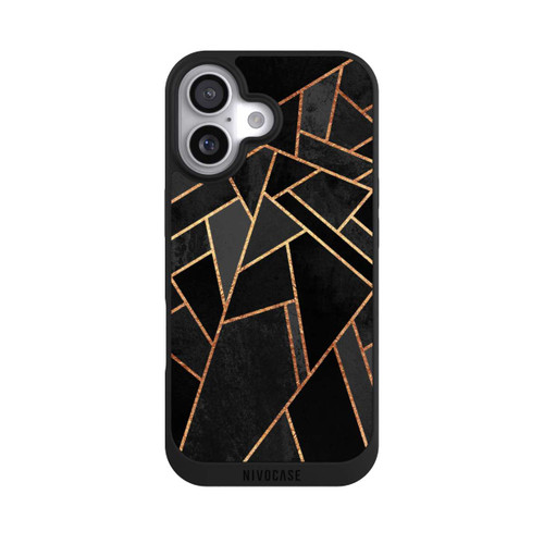 Apple iPhone 17 NIVOpure Schwarze Nacht Gold Druck