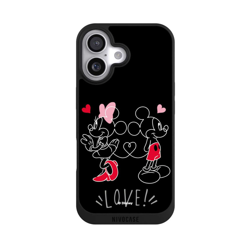 iPhone 17 NIVOpure Souris amoureuse noire