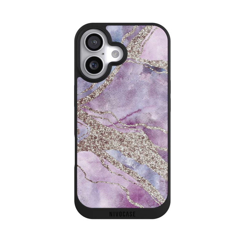 iPhone 17 NIVOpure Pierre précieuse Violet pastel