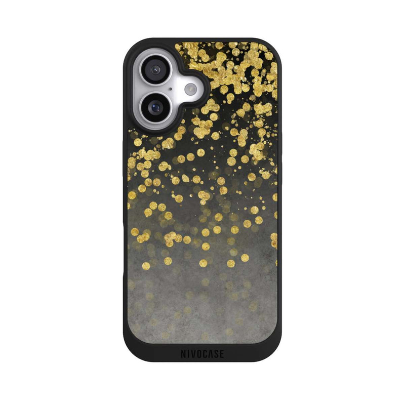 iPhone 17 NIVOpure glänzender Goldregen