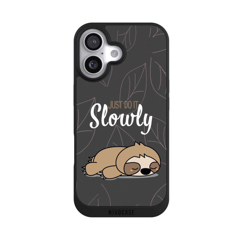 iPhone 17 NIVOpure Just Do It Slowly Sloth Grey