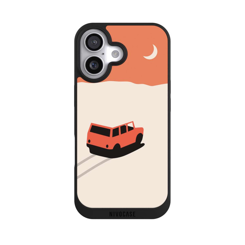 iPhone 17 NIVOpure Auto in der Wüste