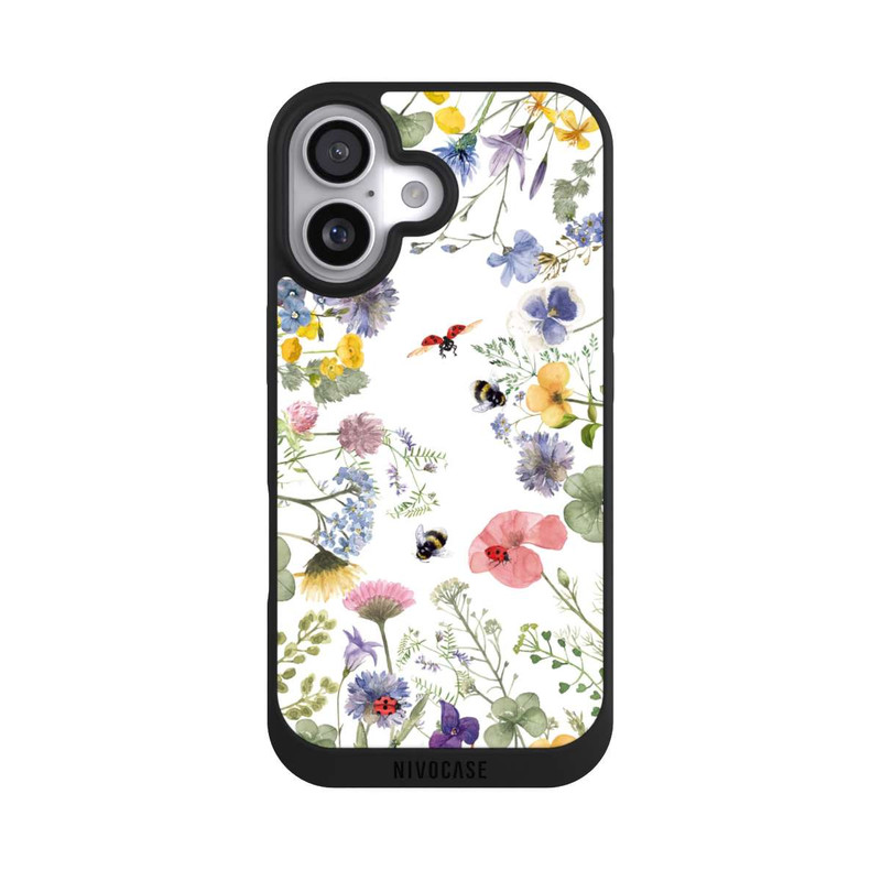iPhone 17 NIVOpure Colourful Spring Flowers and Bees