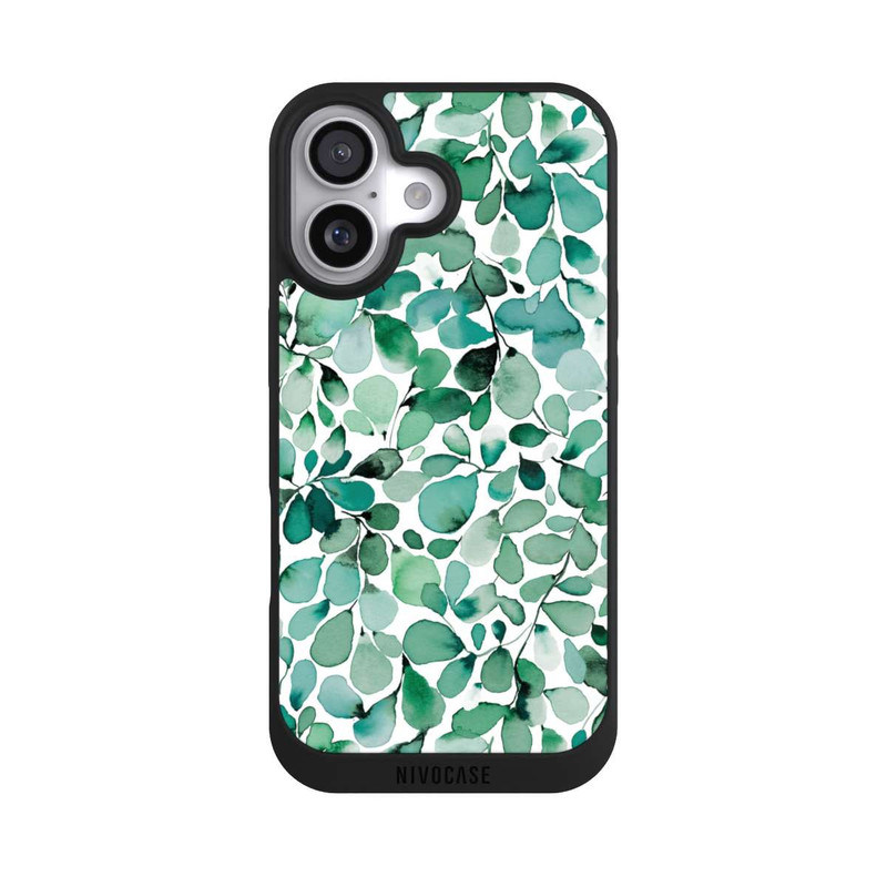 iPhone 17 NIVOpure Feuilles feuillues à motif aquarelle