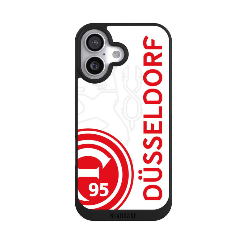 iPhone 17 NIVOpure Fortuna Düsseldorf-Trikotdesign Weiss