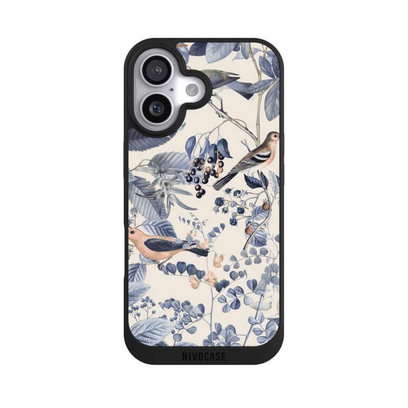 iPhone 17 NIVOpure Vögel und Beeren in Beige