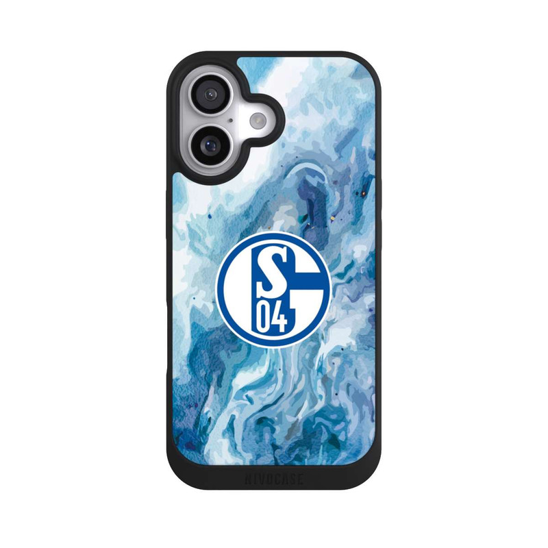 iPhone 17 NIVOpure Schalke 04 Flüssig Blau
