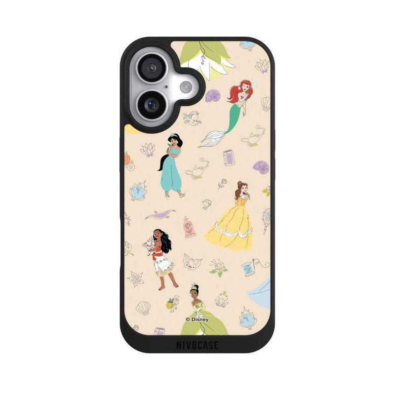 iPhone 17 NIVOpure Princess Pattern Beige Disney Princess