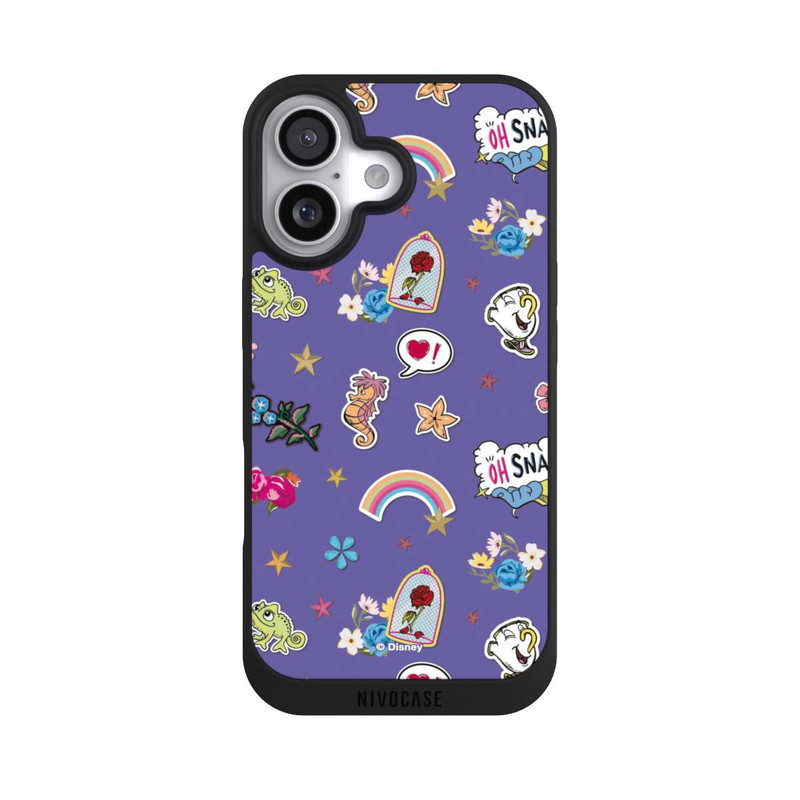iPhone 17 NIVOpure Princess Pattern Purple Disney Princess