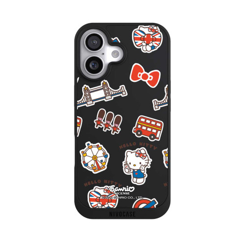 Apple iPhone 17 NIVOpure Hello Kitty Londoner Abzeichen Transparent