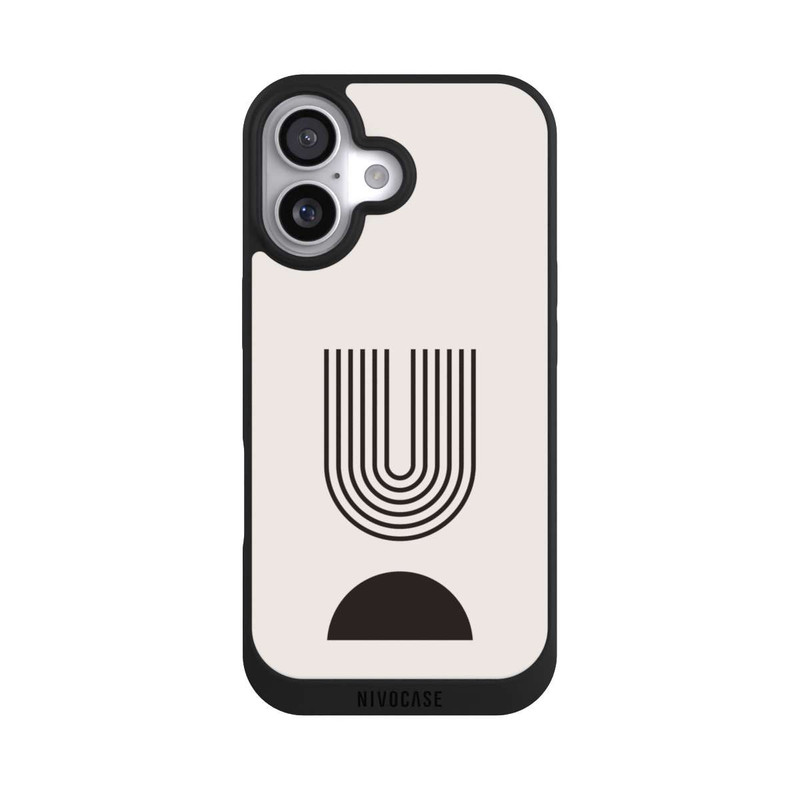 iPhone 17 NIVOpure Modern Art Black Lines