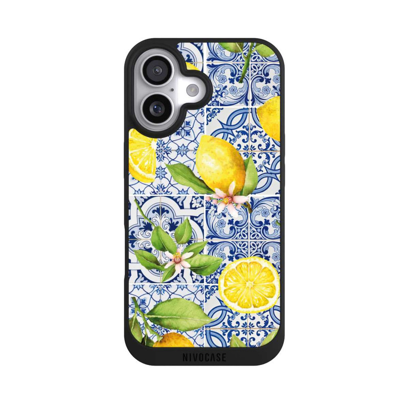 iPhone 17 NIVOpure Griechische Zitronen Muster