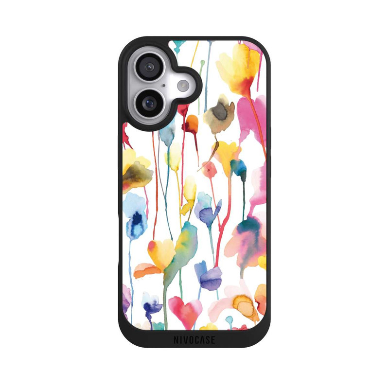 iPhone 17 NIVOpure Aquarelle de Fleurs Colorées